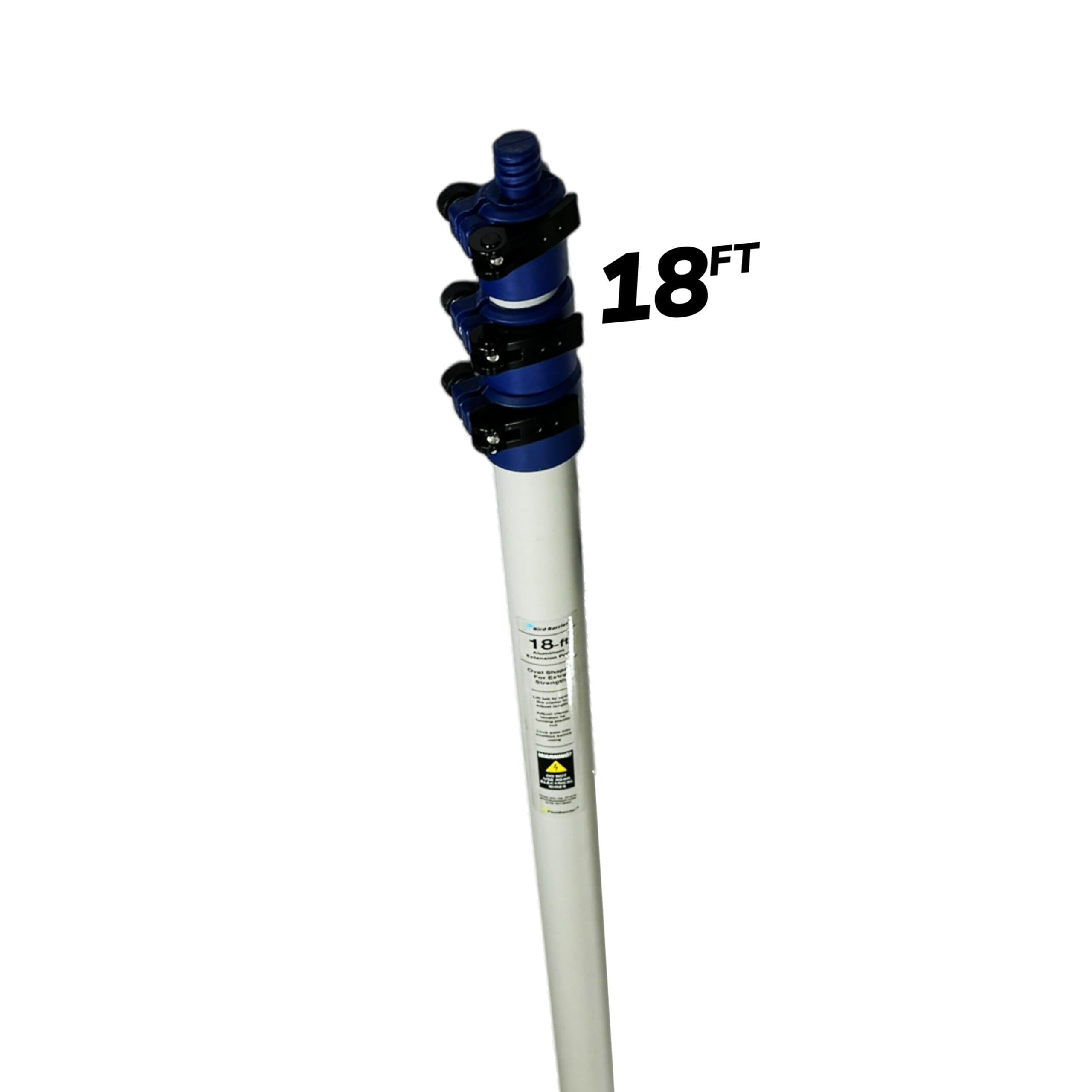 PestPole: 18ft – 4 Section Oval Alloy Pole