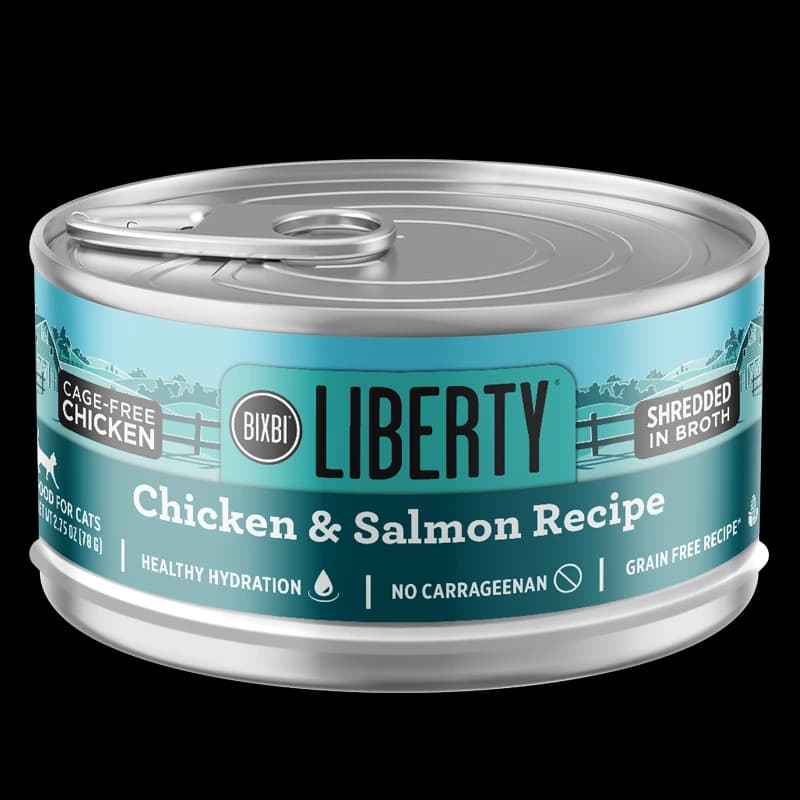 Liberty® Wet Food for Cats – Shredded Chicken & Salmon Recipe