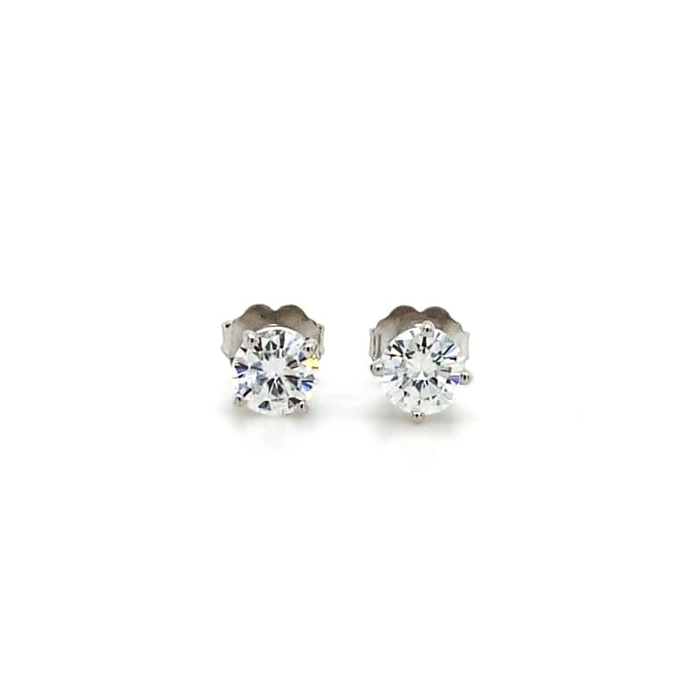 Lab Created Moissanite Earrings