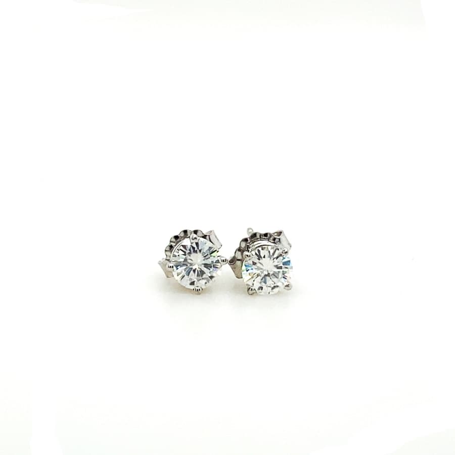 1 ct Moissanite Studs Earrings