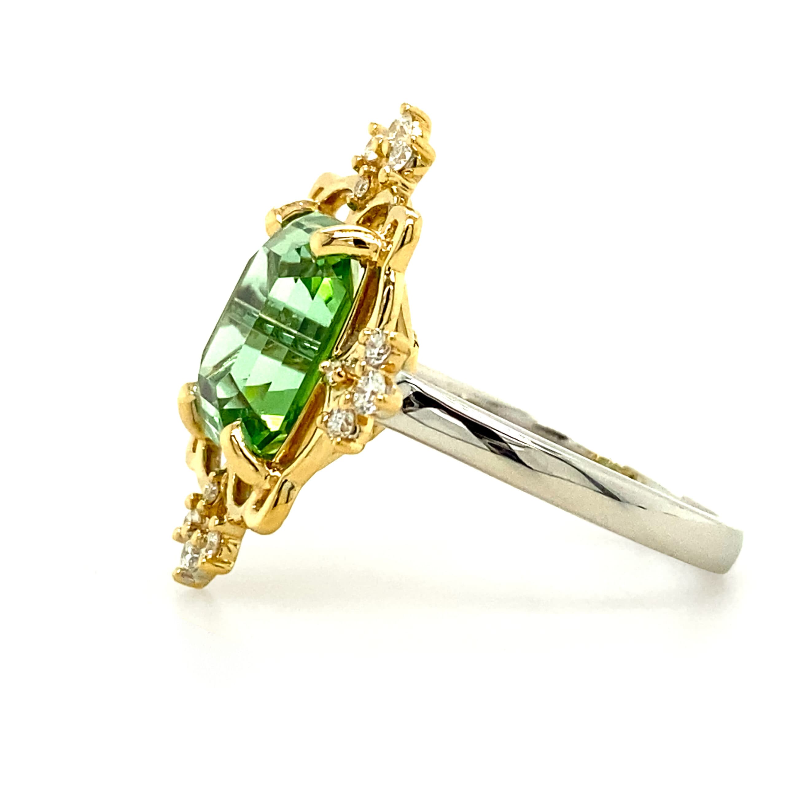 Mint Green Tourmaline Ring - thumbnail 3