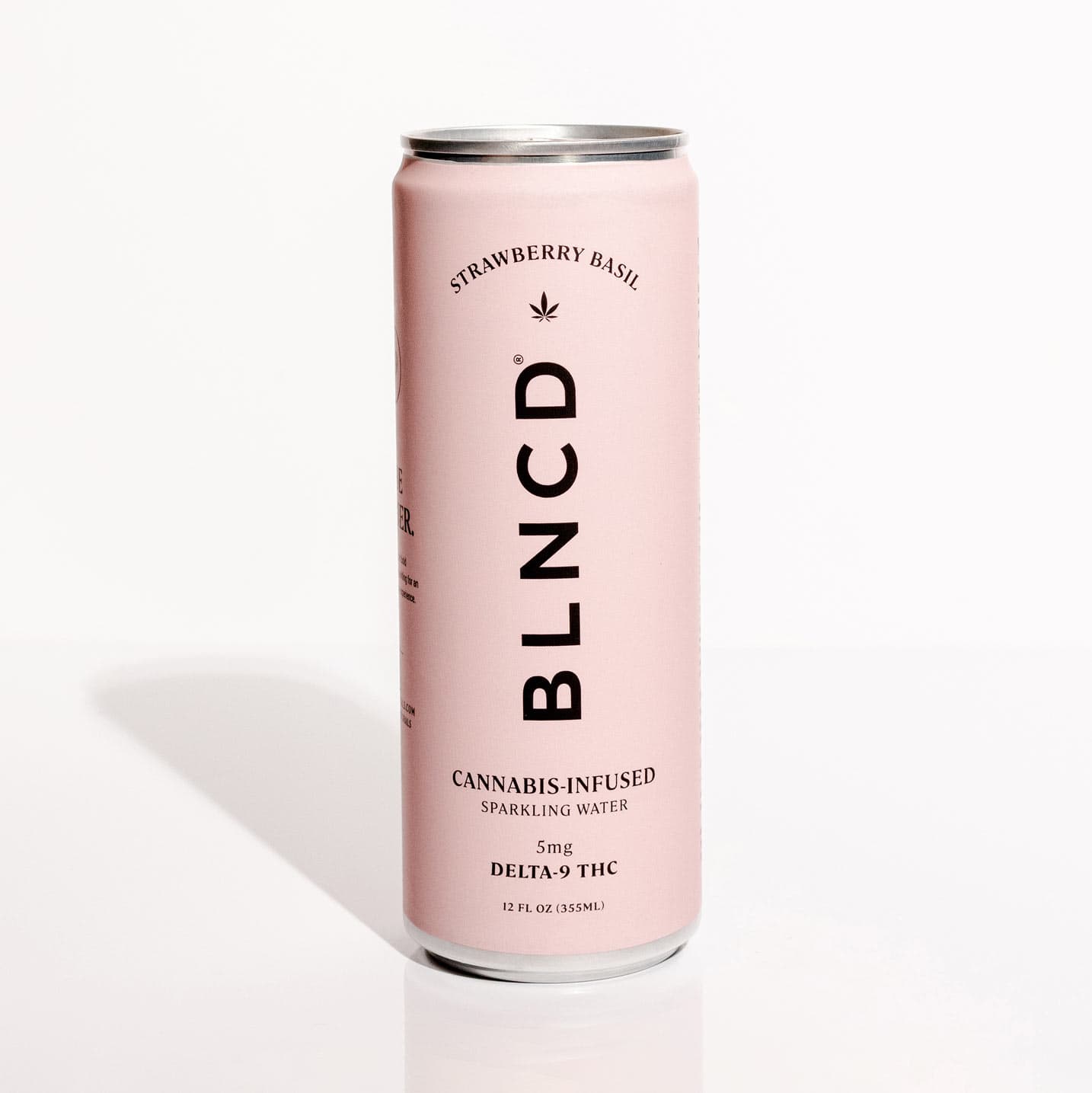 Strawberry Basil – THC Sparkling Water (Single Can)