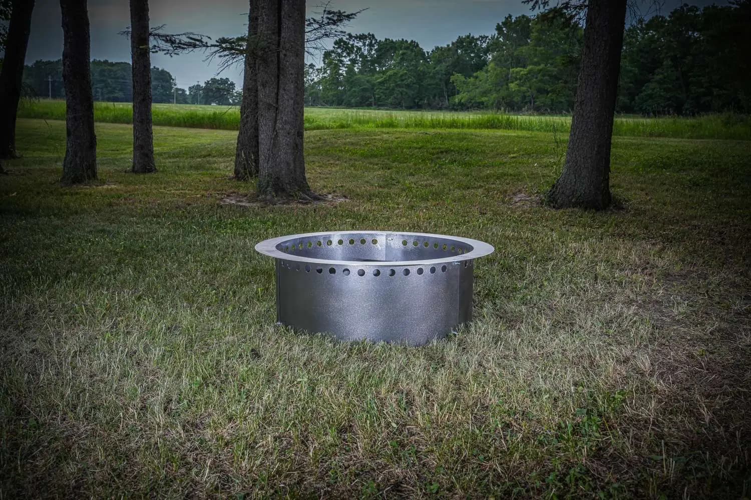 Innovative Smokeless Fire Ring Insert with 3-inch Lip - thumbnail 4
