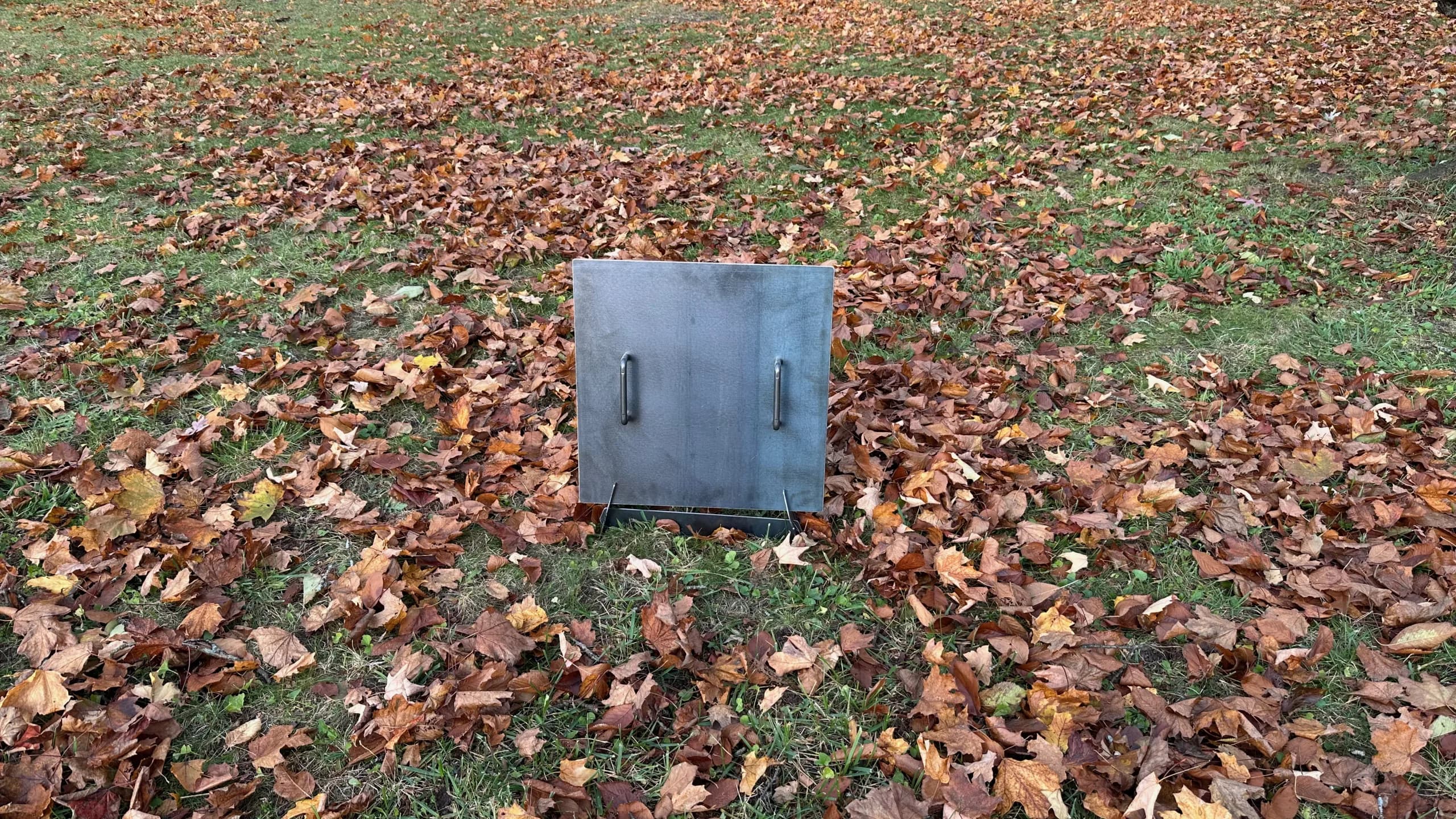Corten Steel Square Fire Pit Lid - thumbnail 6