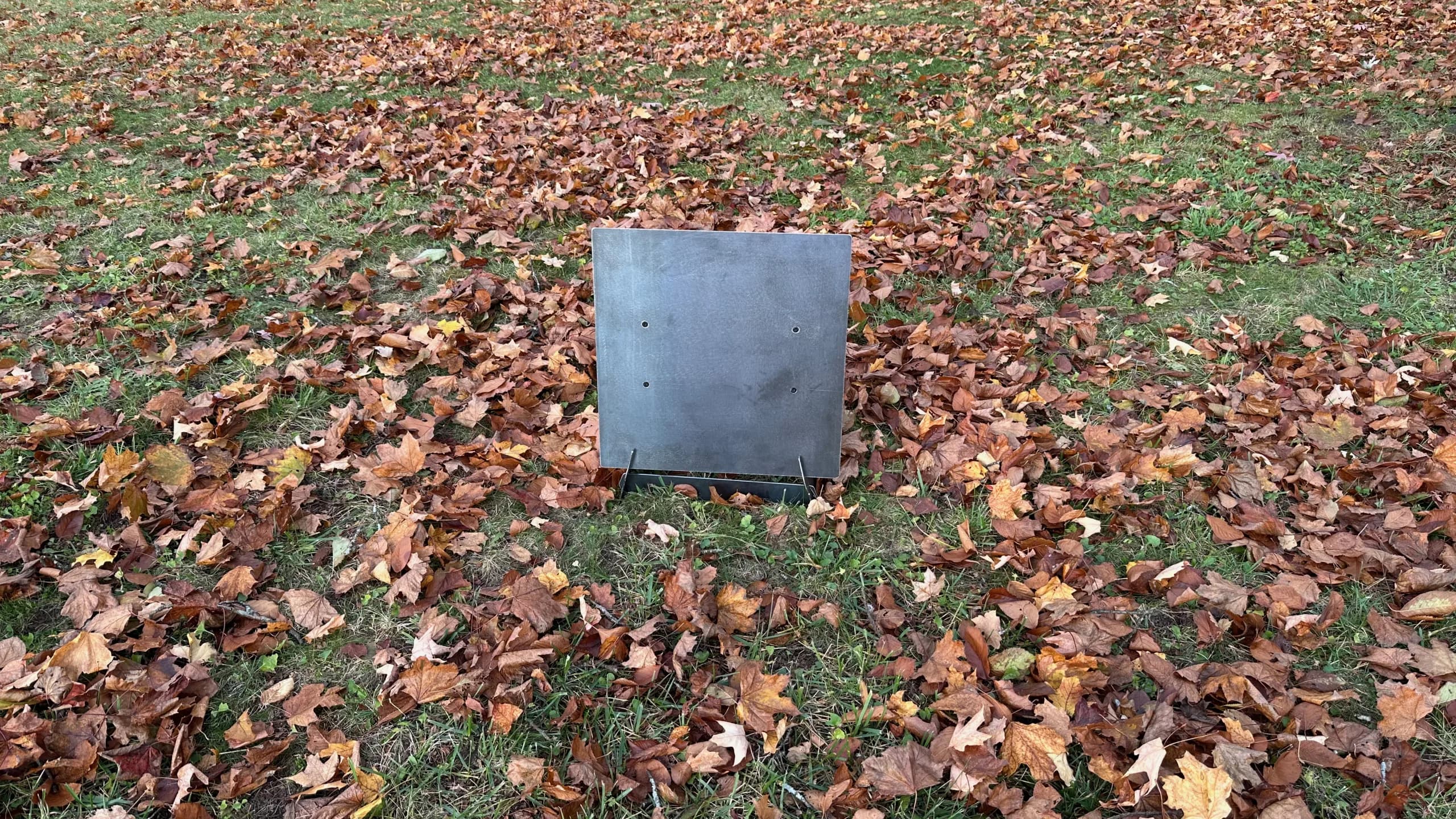 Corten Steel Square Fire Pit Lid - thumbnail 7