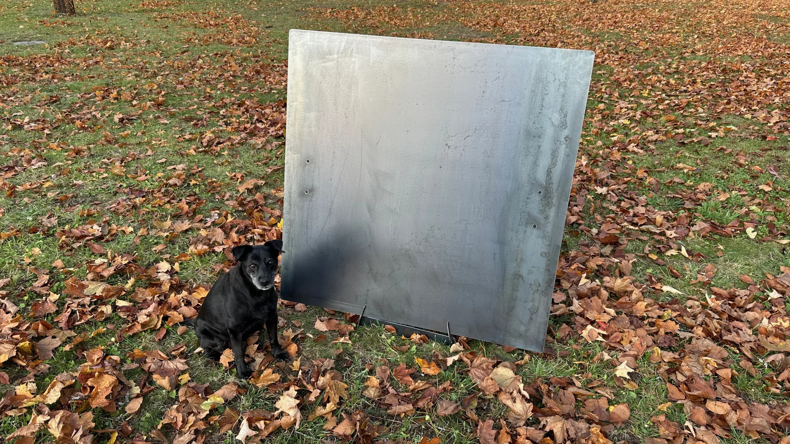 Corten Steel Square Fire Pit Lid - thumbnail 10
