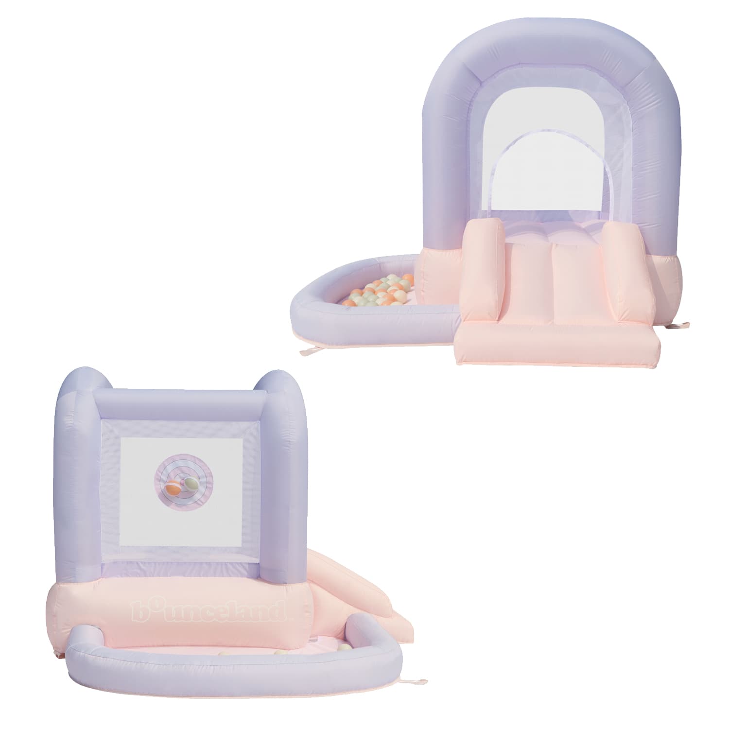 Inflatable Mini Bouncer Cotton Candy with ball pit - thumbnail 3