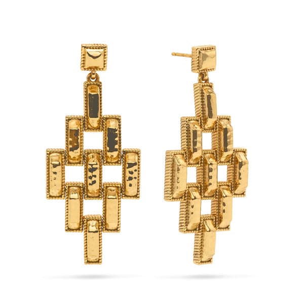 PATHWAY POST DROP EARRINGS – GOLD