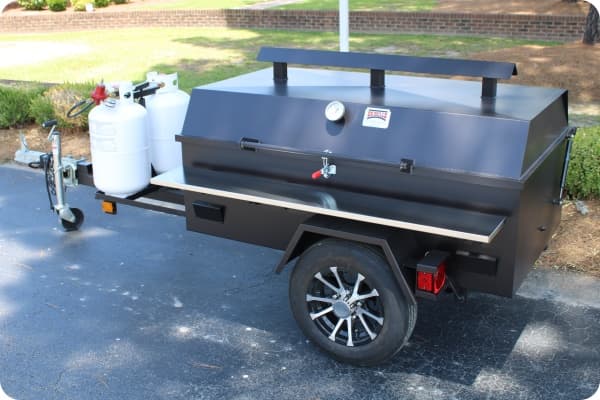 60” x 36 Medium Classic Gas Pig Cooker Plain - thumbnail 5