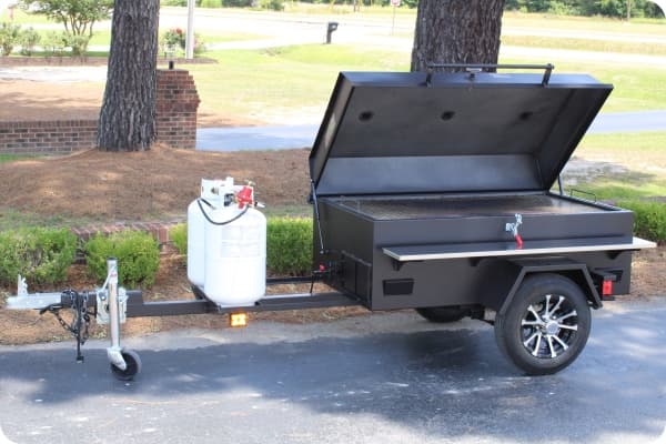 60” x 36 Medium Classic Gas Pig Cooker Plain - thumbnail 4