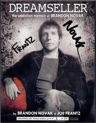 Limited Edition Brandon Novak / Joe Frantz 8″ x 10″ Framed Glossy B+W Photo