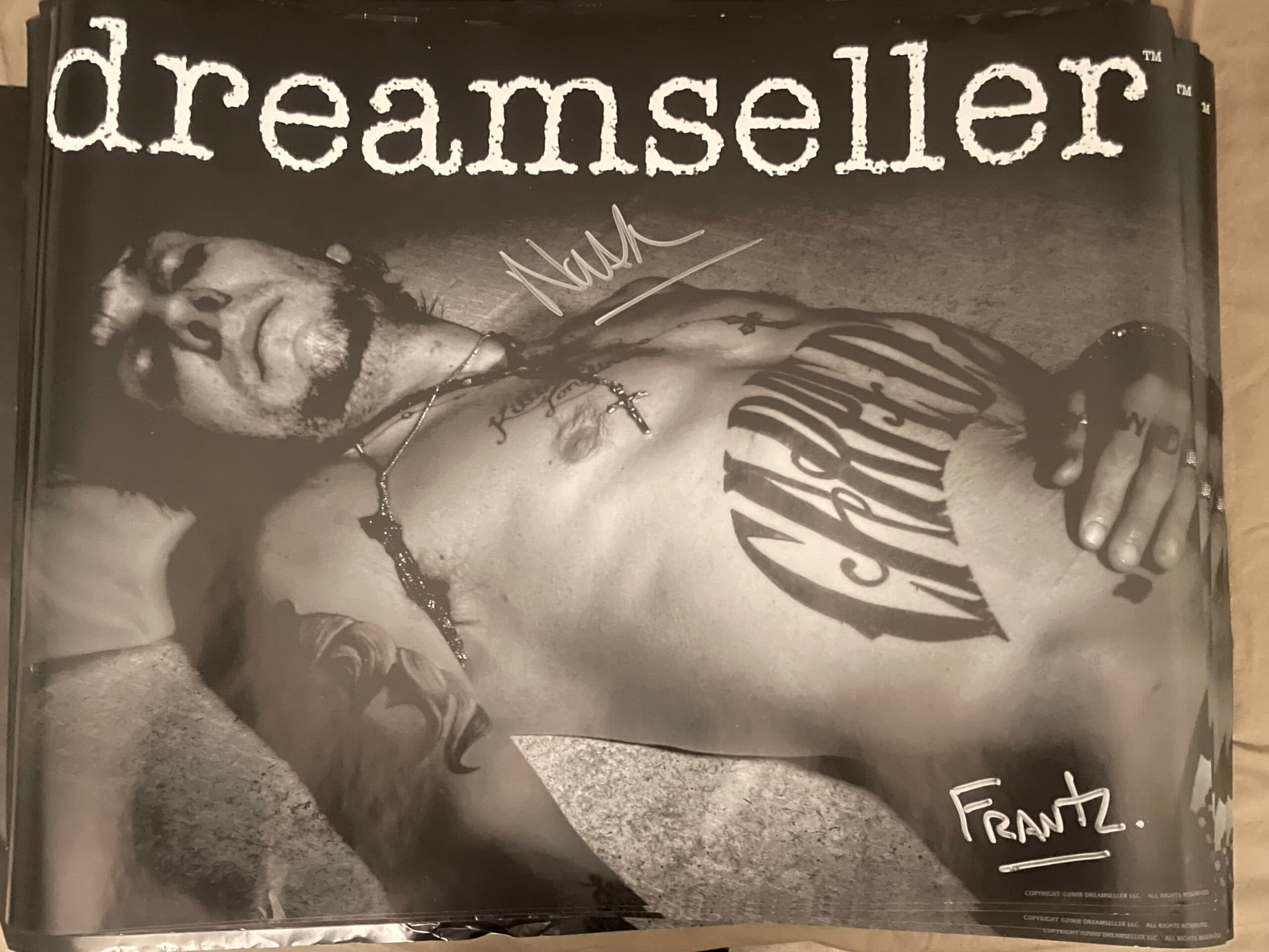 Original Dreamseller Poster Signed By Brandon Novak / Joe Frantz