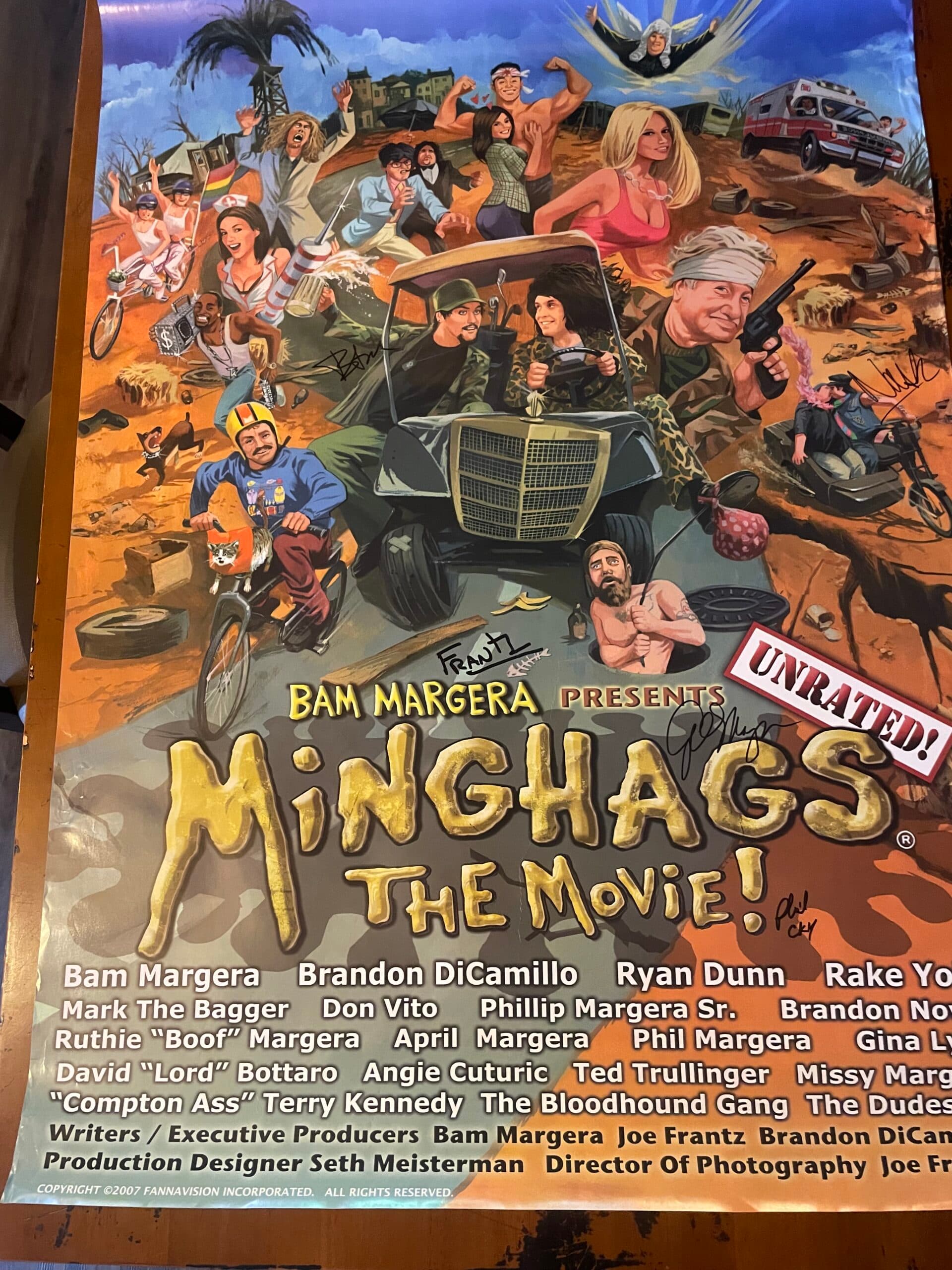 Original Signed Minghags Movie Poster