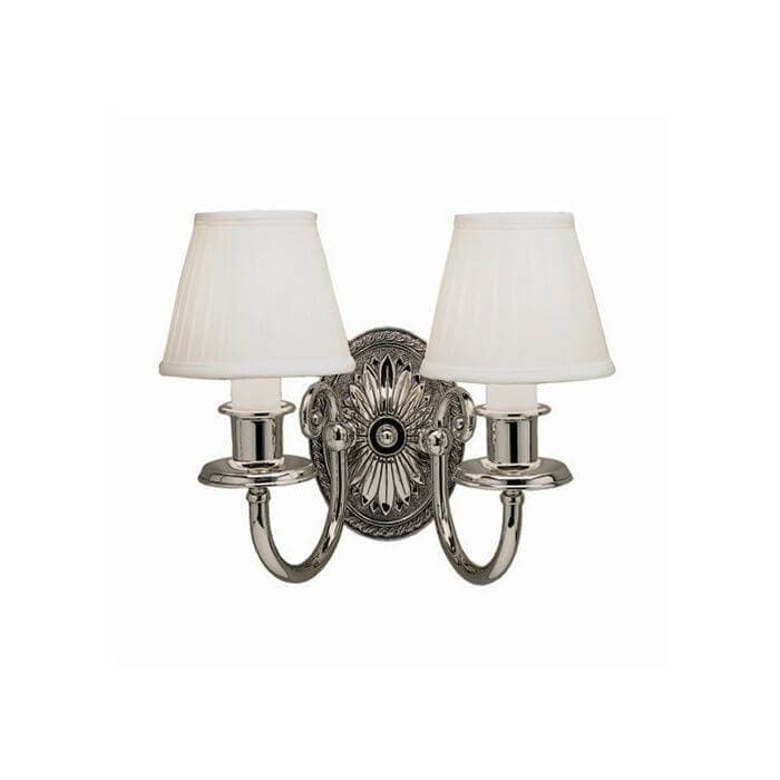 Provence™ Two Light Curved Arm Sconce With Electric Candles - thumbnail 3