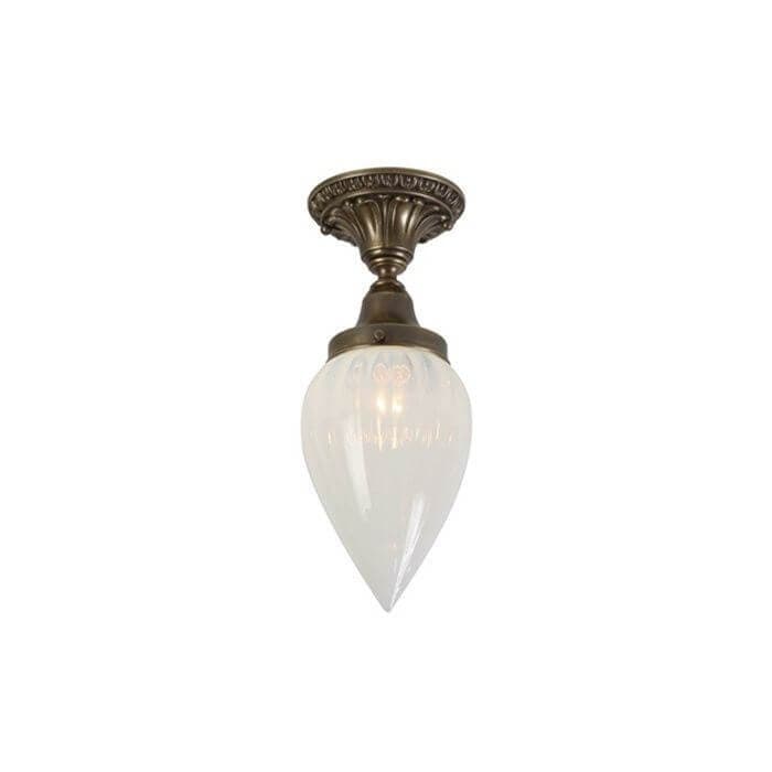 Saint Tropez™ One Light Flush Ceiling Fixture With 3-1/4″ Shade Holder - thumbnail 3
