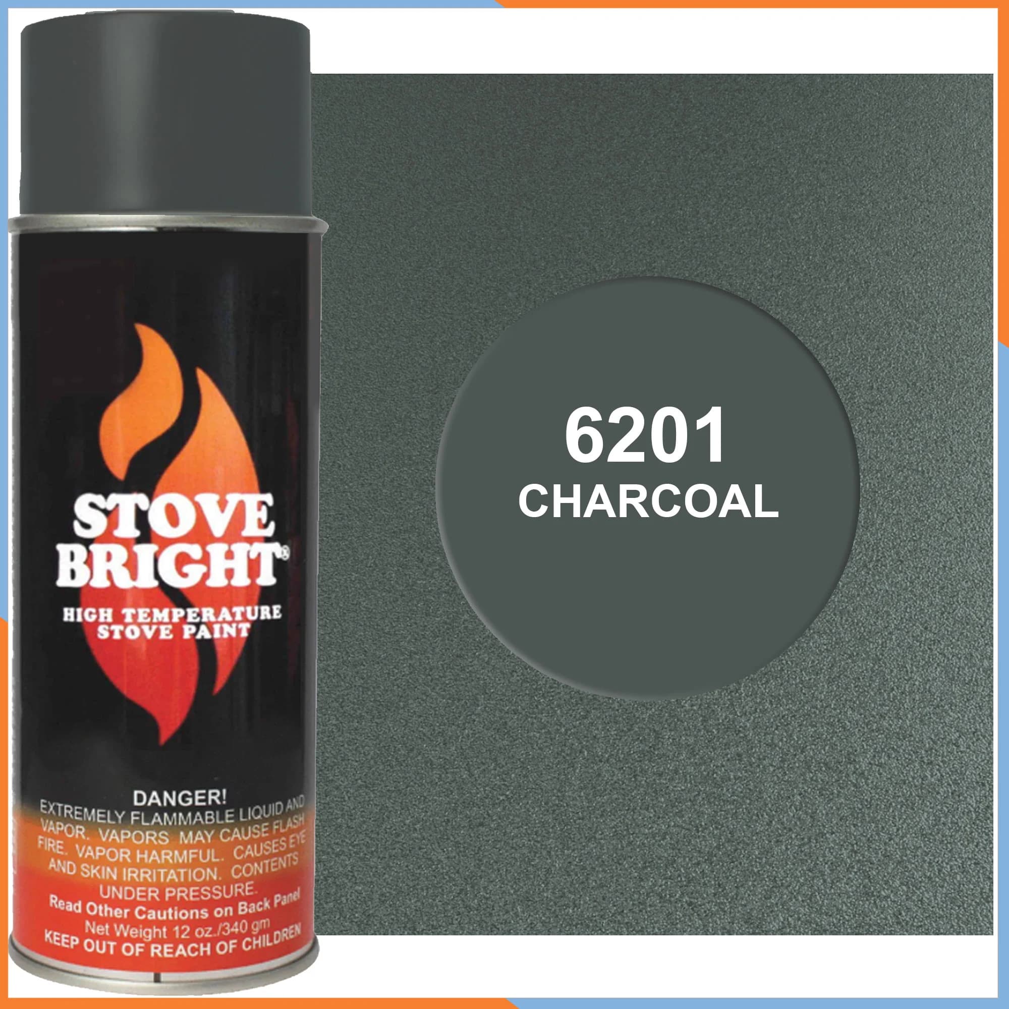 High Temperature Stove & Fireplace Color Paint | Brick Anew - thumbnail 5