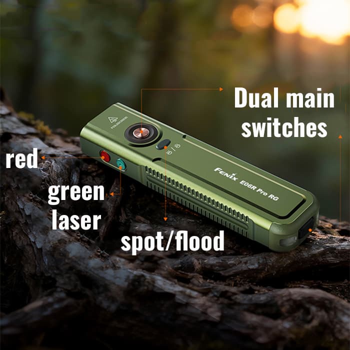 Fenix E06R PRO RG Rechargeable Pocket Light - thumbnail 3