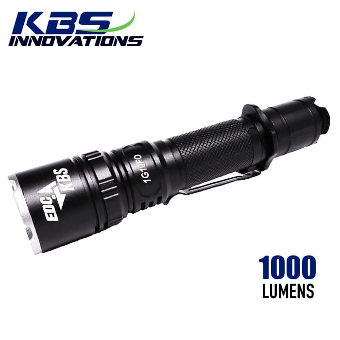 KBS Fixed Optic Rechargeable Flashlight 1G10FO