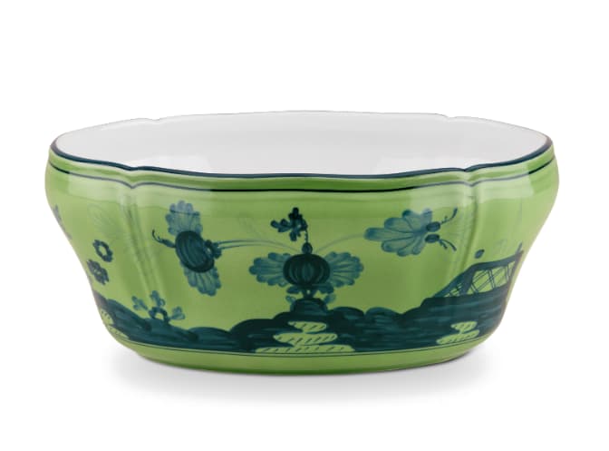Ginori 1735 Oriente Italiano Salad Bowl – Malachite