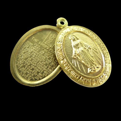 Build Your Own ~ Mother Mary Oval Prayer Lockets