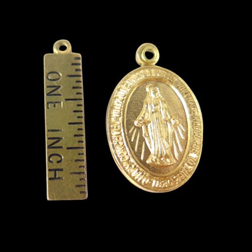 Build Your Own ~ Mother Mary Oval Prayer Lockets - thumbnail 3