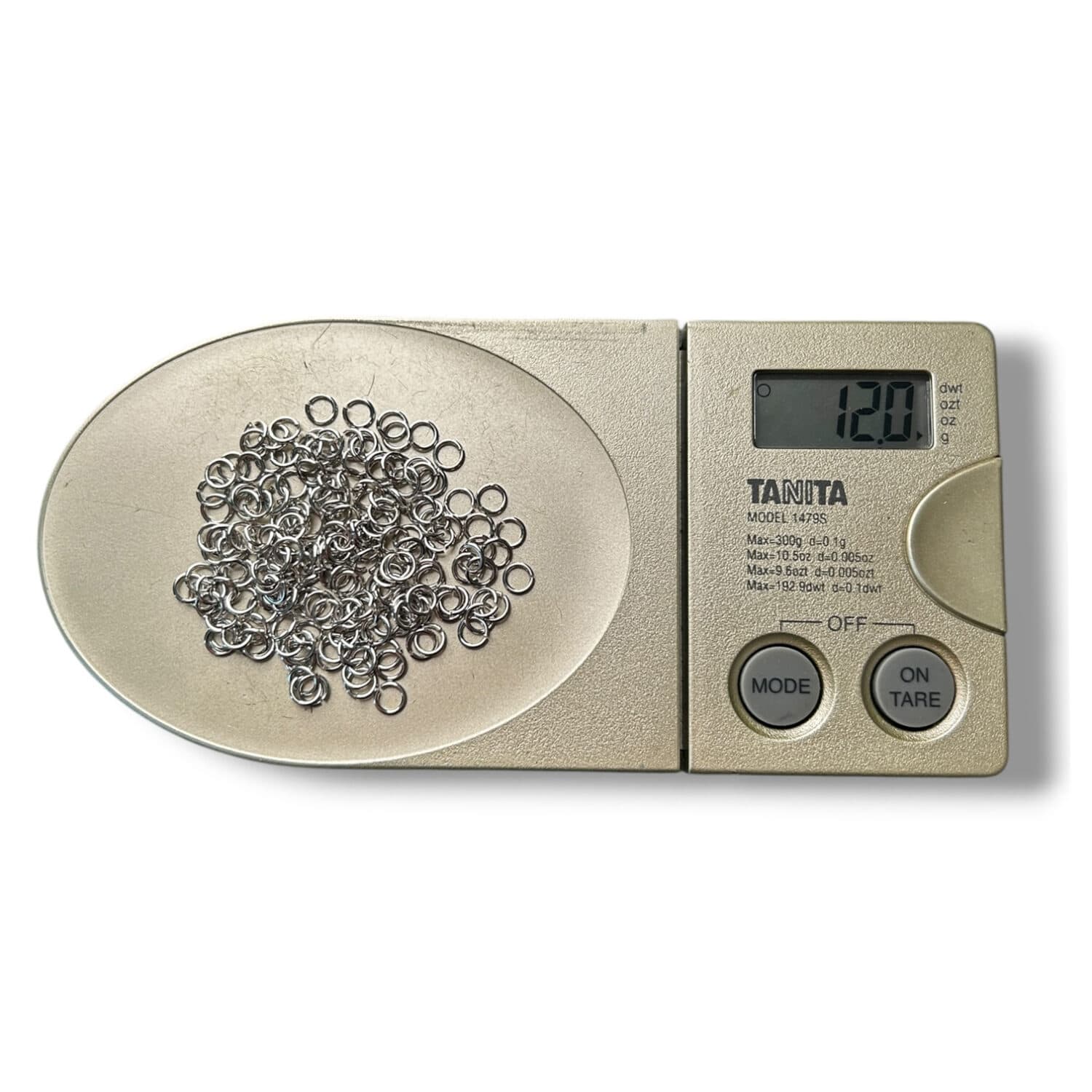 THIN Round Jump Rings ~ .8mm X 5mm - thumbnail 5