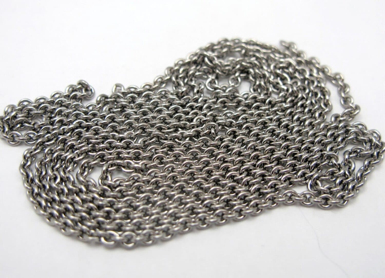 Rhodium Plated Cable Chain - thumbnail 5