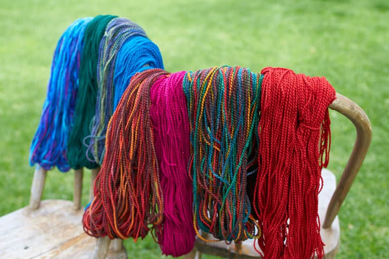 Lana Boucle – Hand Painted