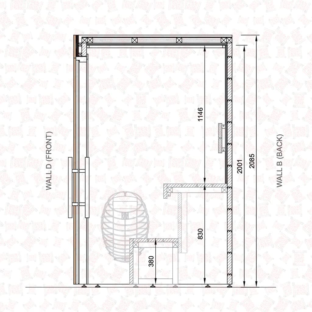Leil Como Indoor Sauna (2 Person) - thumbnail 5