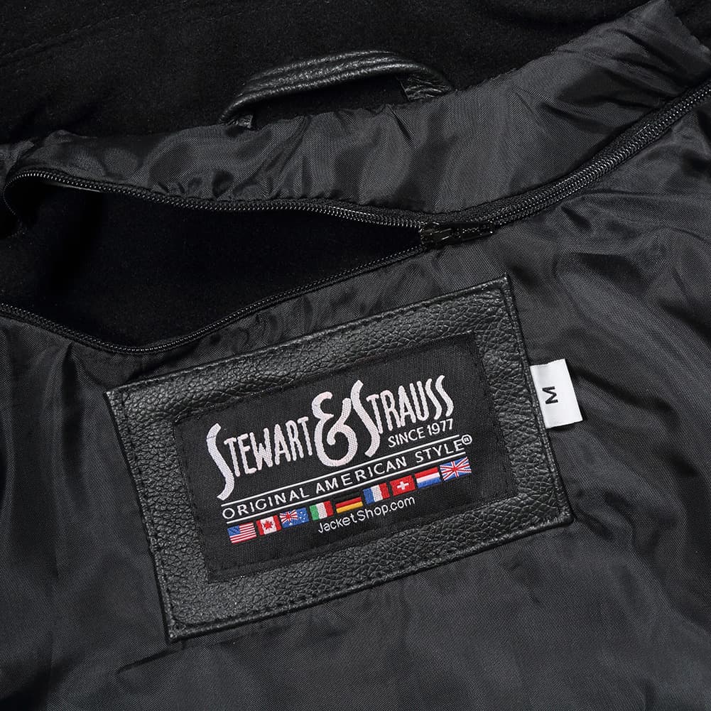 BLACK WOOL/NATURAL LEATHER - thumbnail 5