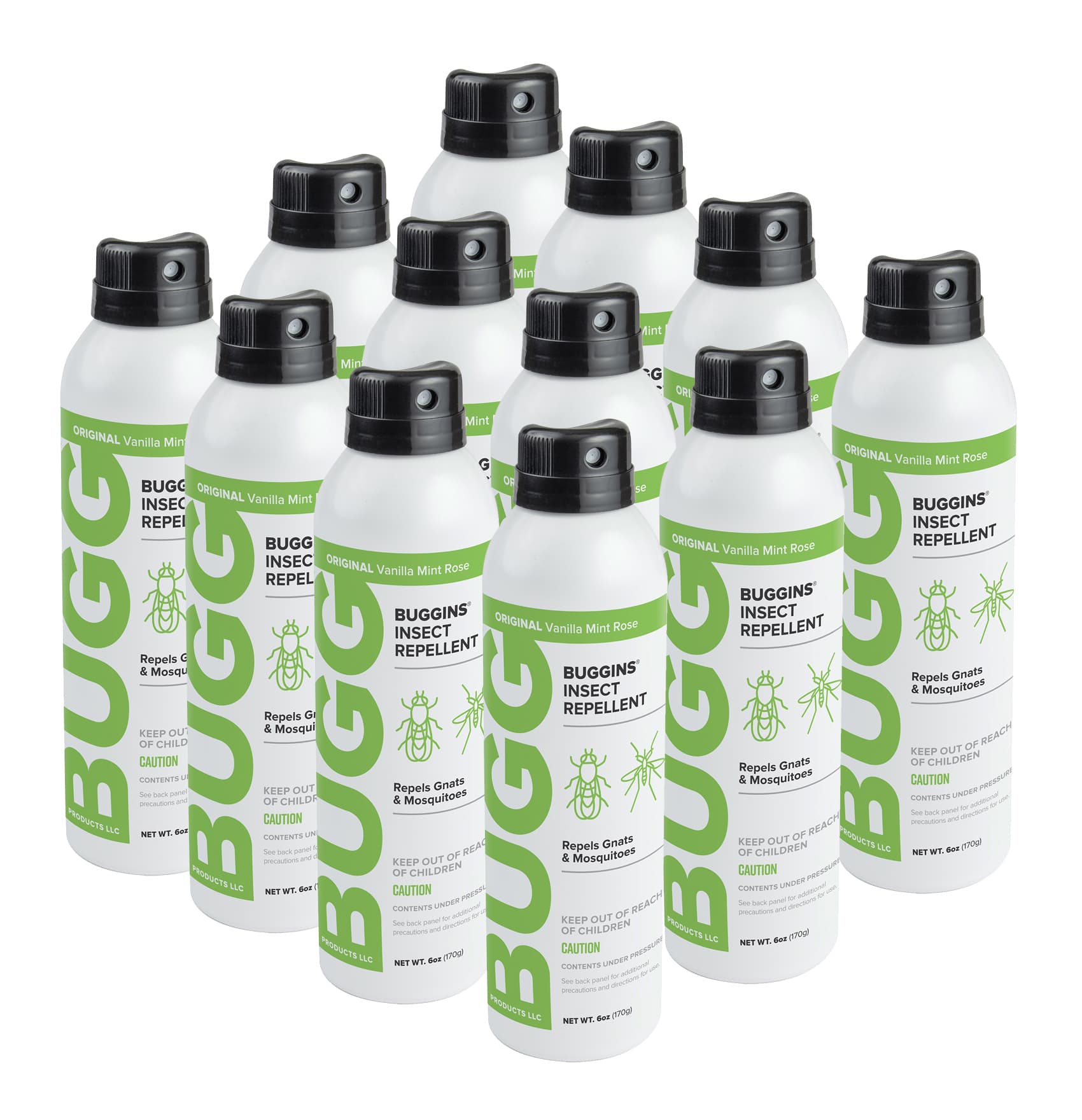 BUGGINS Original gnat & mosquitoes 6oz Continuous Spray (Wholesale)