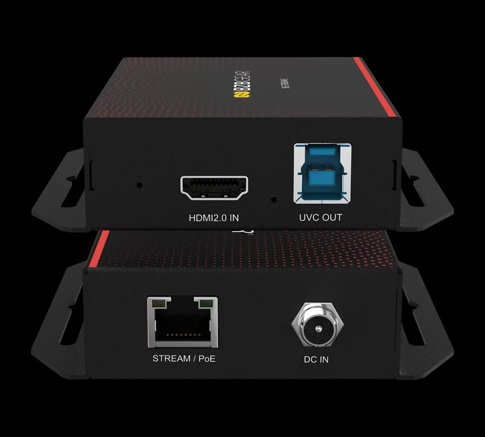 HDMI to IP/UVC POE Encoder Supports H.264/H.265/AVC