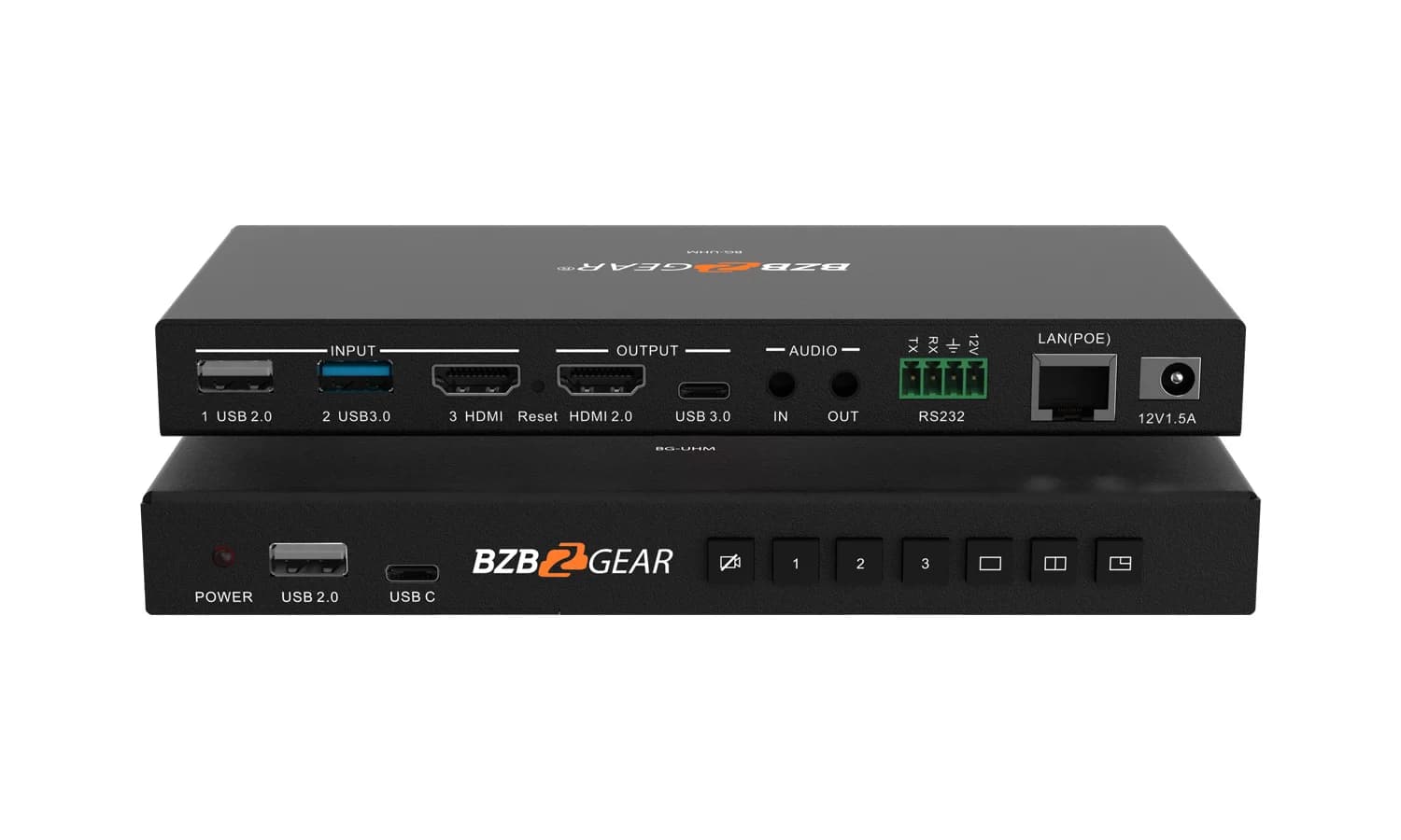3-Port 4K UHD USB/HDMI Camera Video Selector and Mixer - thumbnail 2