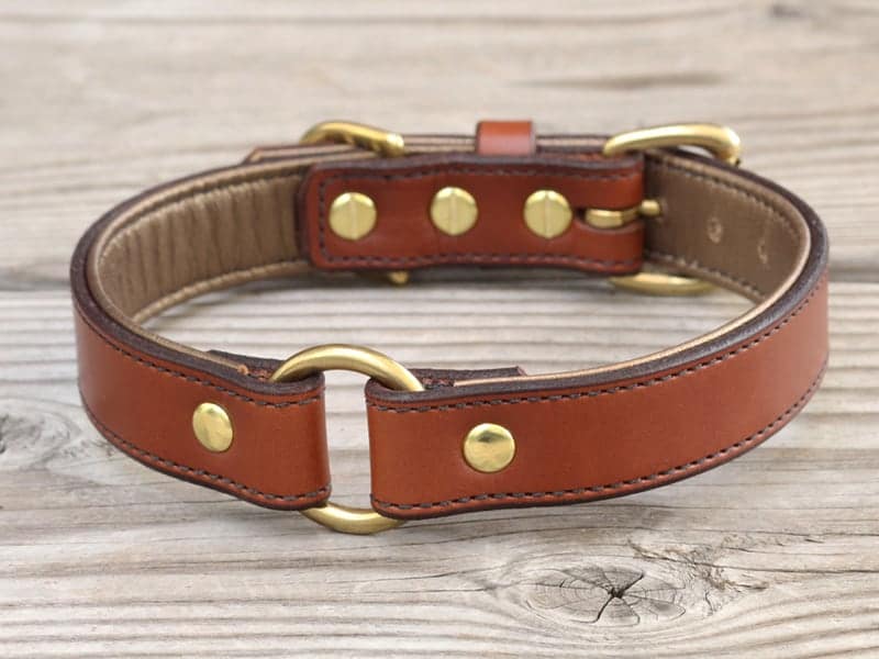 1″ CUSTOM O-RING – Leather Dog Collar