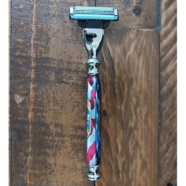 CAL FIRE Gillette Mach 3 Chrome Razor Handle - thumbnail 3