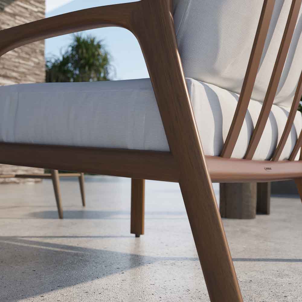 Berkeley Cushioned Lounge Swivel Rocker - thumbnail 5