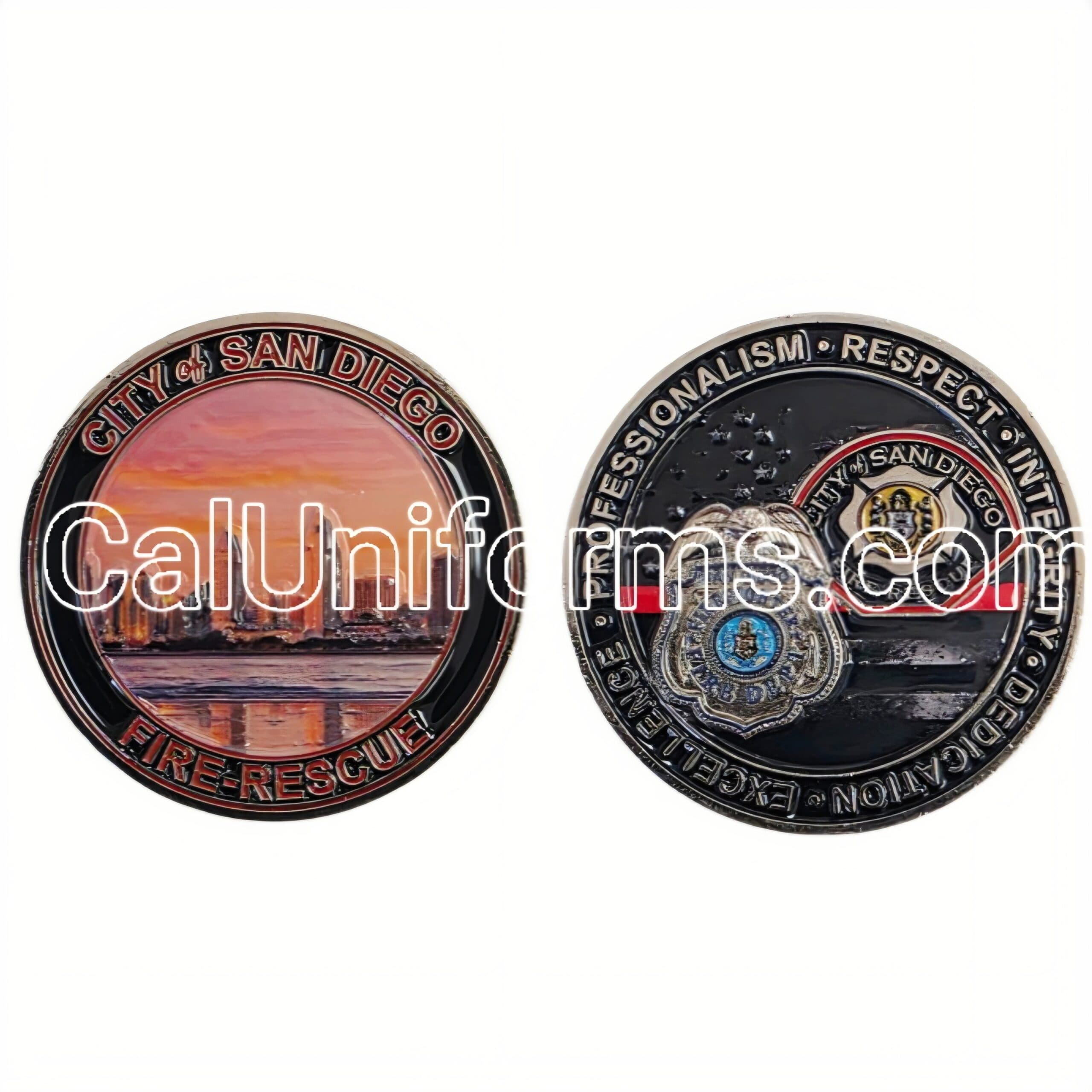 SDFD Challenge Coin