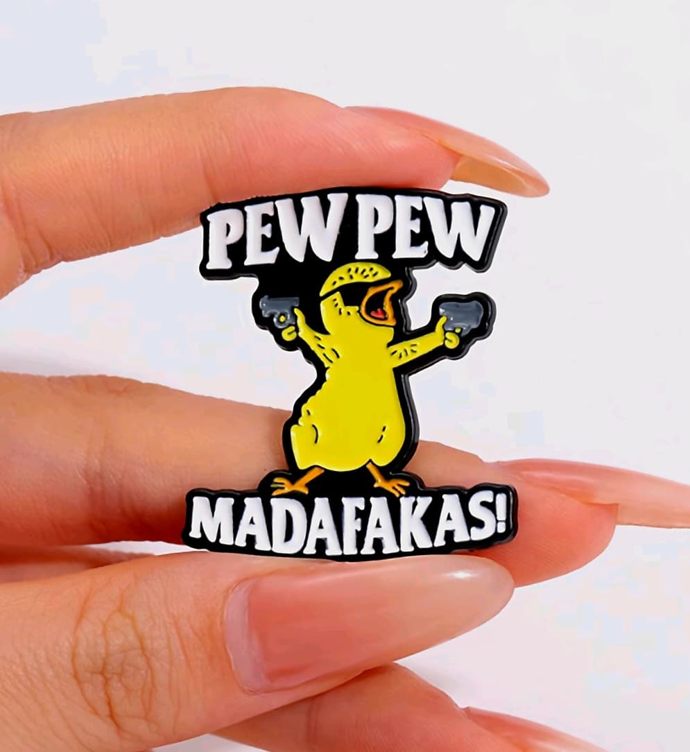 Pew Pew Duck Pendant