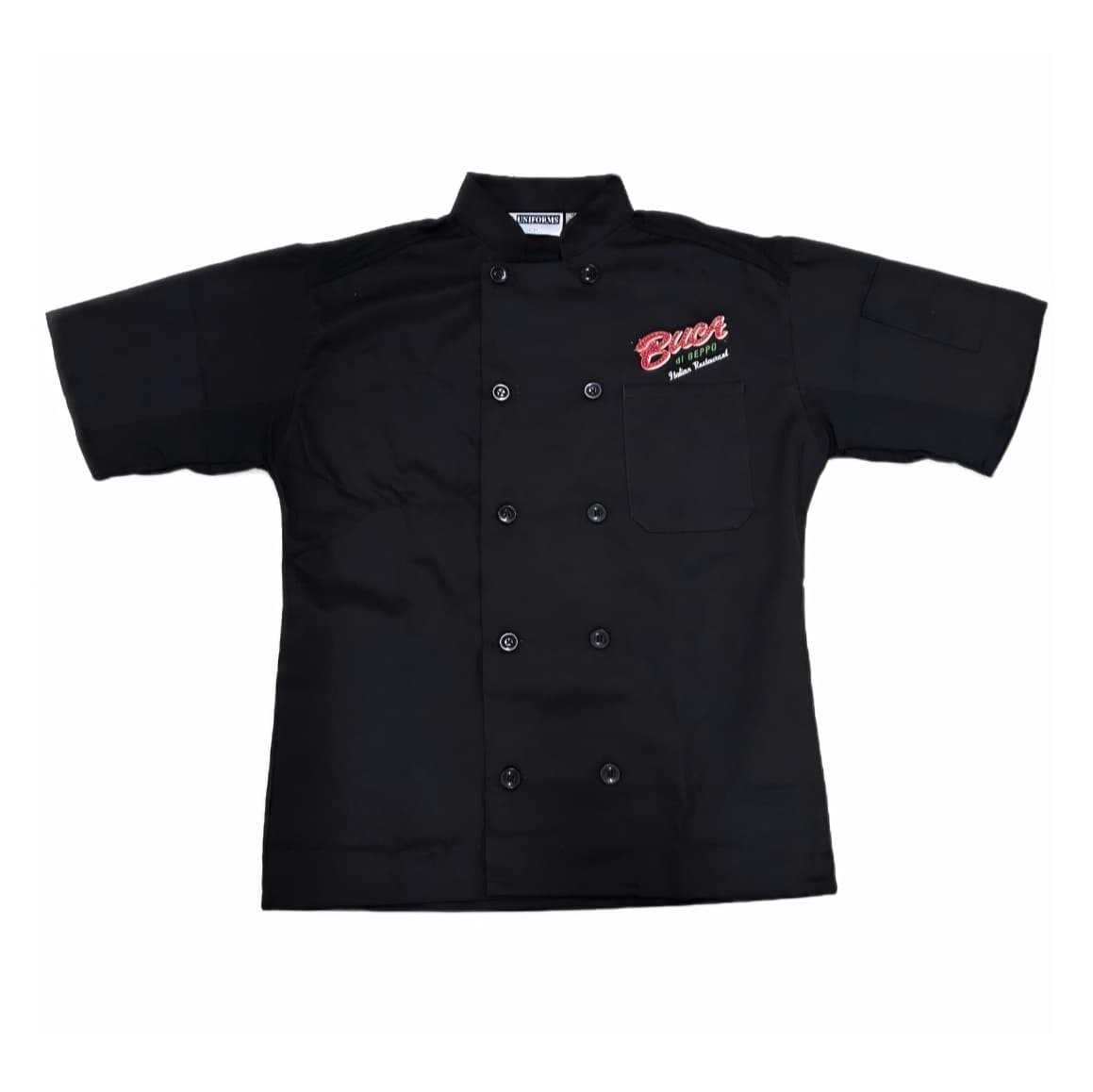 Buca-3333 Chef Coat w/ Buca di BEPPO logo