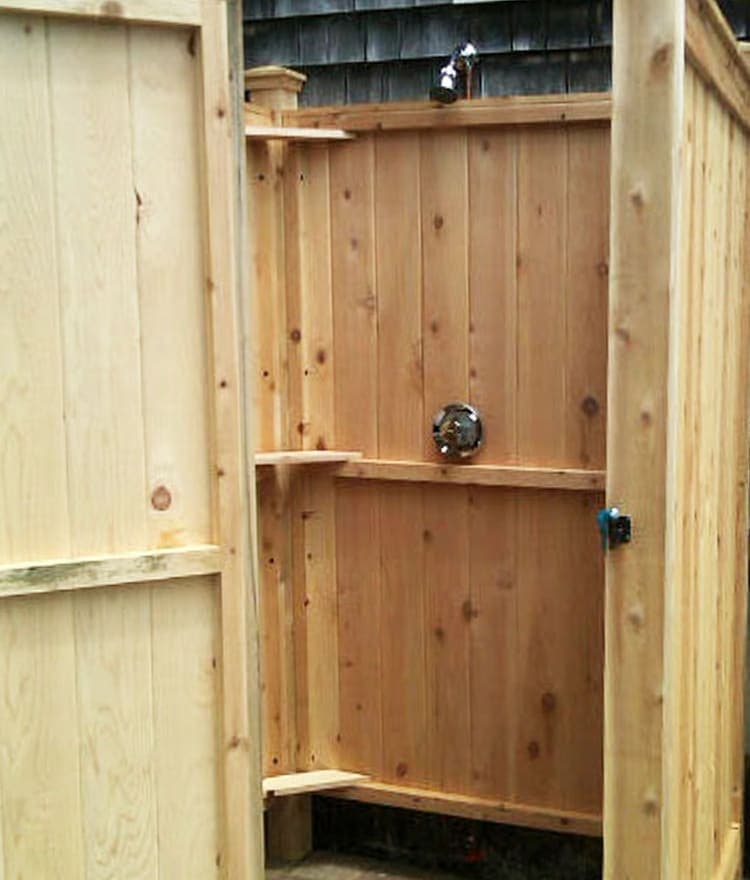 Cedar Outdoor Shower | Standard Free Standing - thumbnail 6