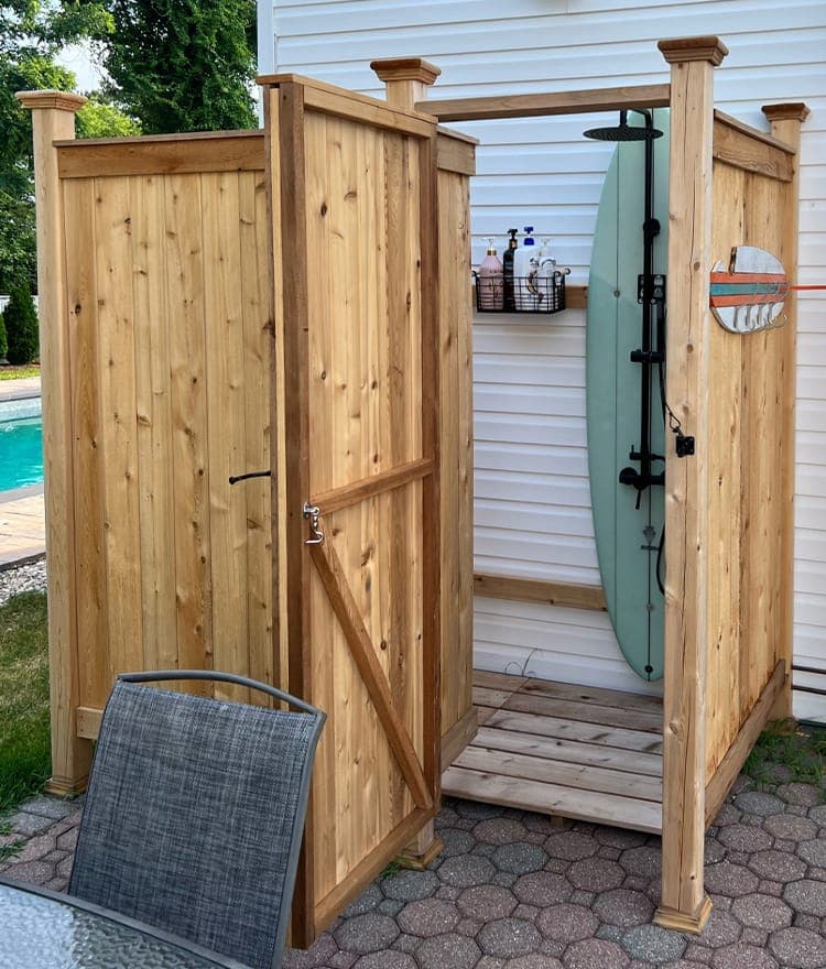 Outdoor Shower | The ’83 House Mount
