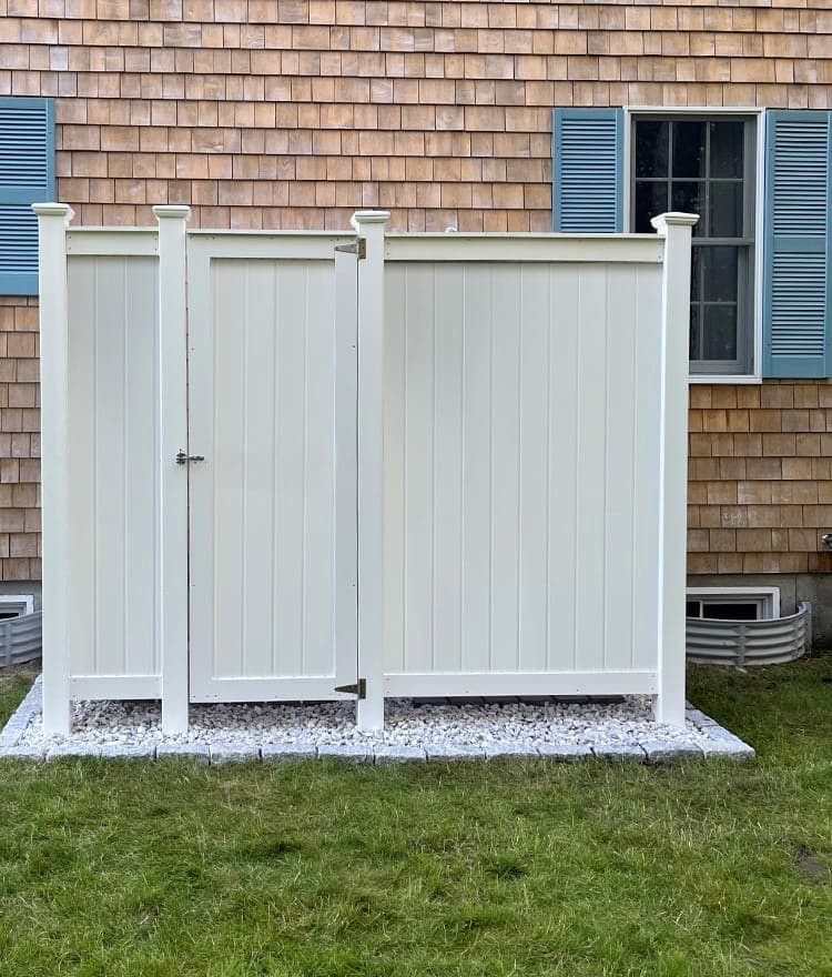 PVC Outdoor Shower | Deluxe House Mount