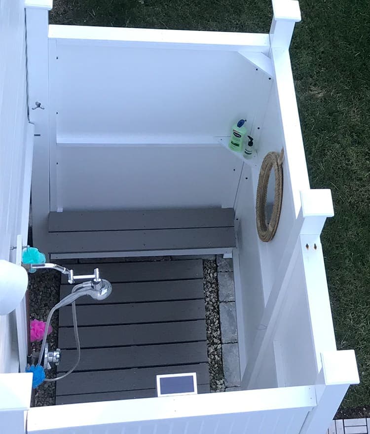PVC Outdoor Shower | The ’83 House Mount - thumbnail 4