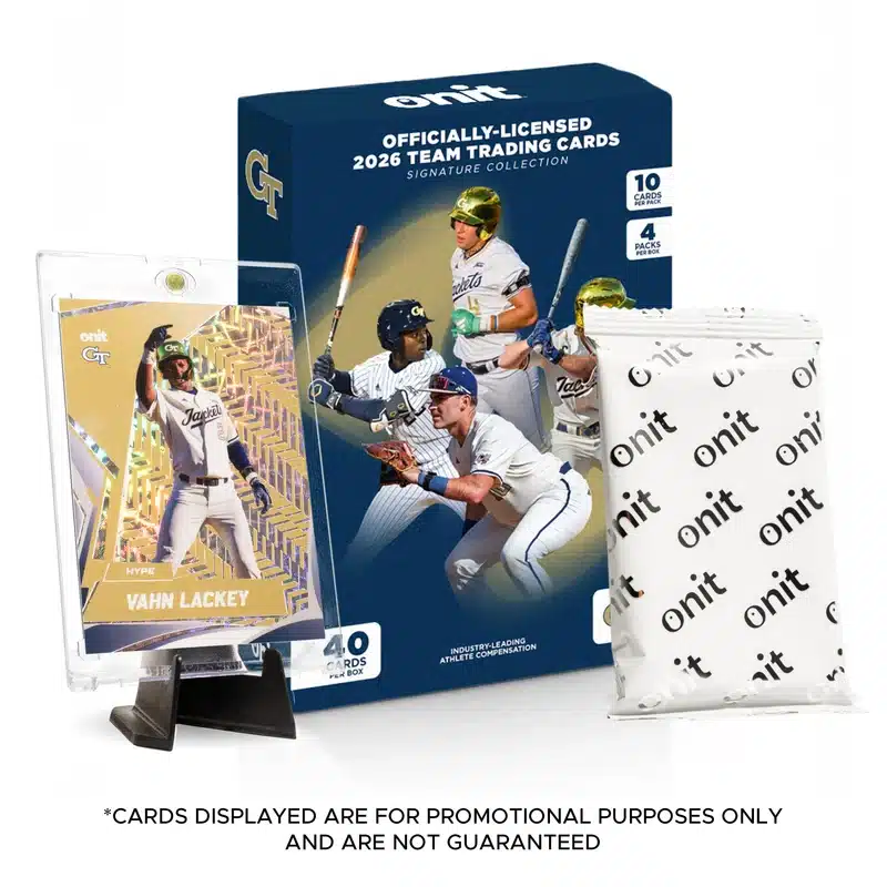Georgia Tech 2026 Collegiate Trading Cards by ONIT Athlete Value Blaster Box