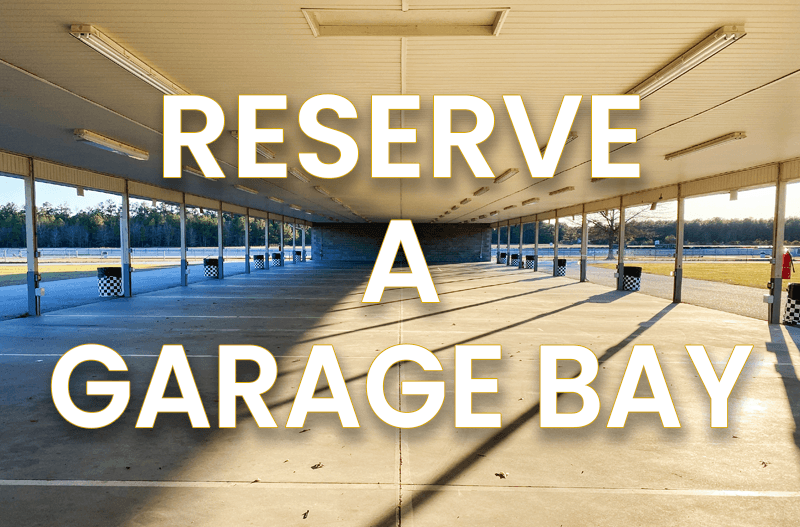 Garage Bay Reservation: 10/9 Turn One Track Day