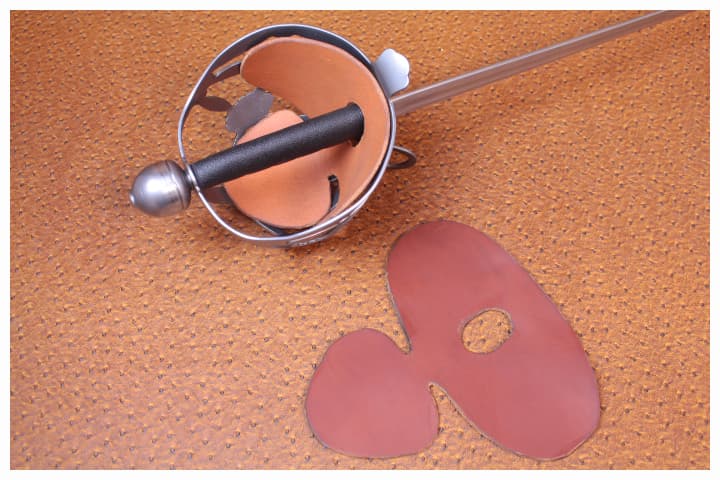 Basket Hilt Leather Insert