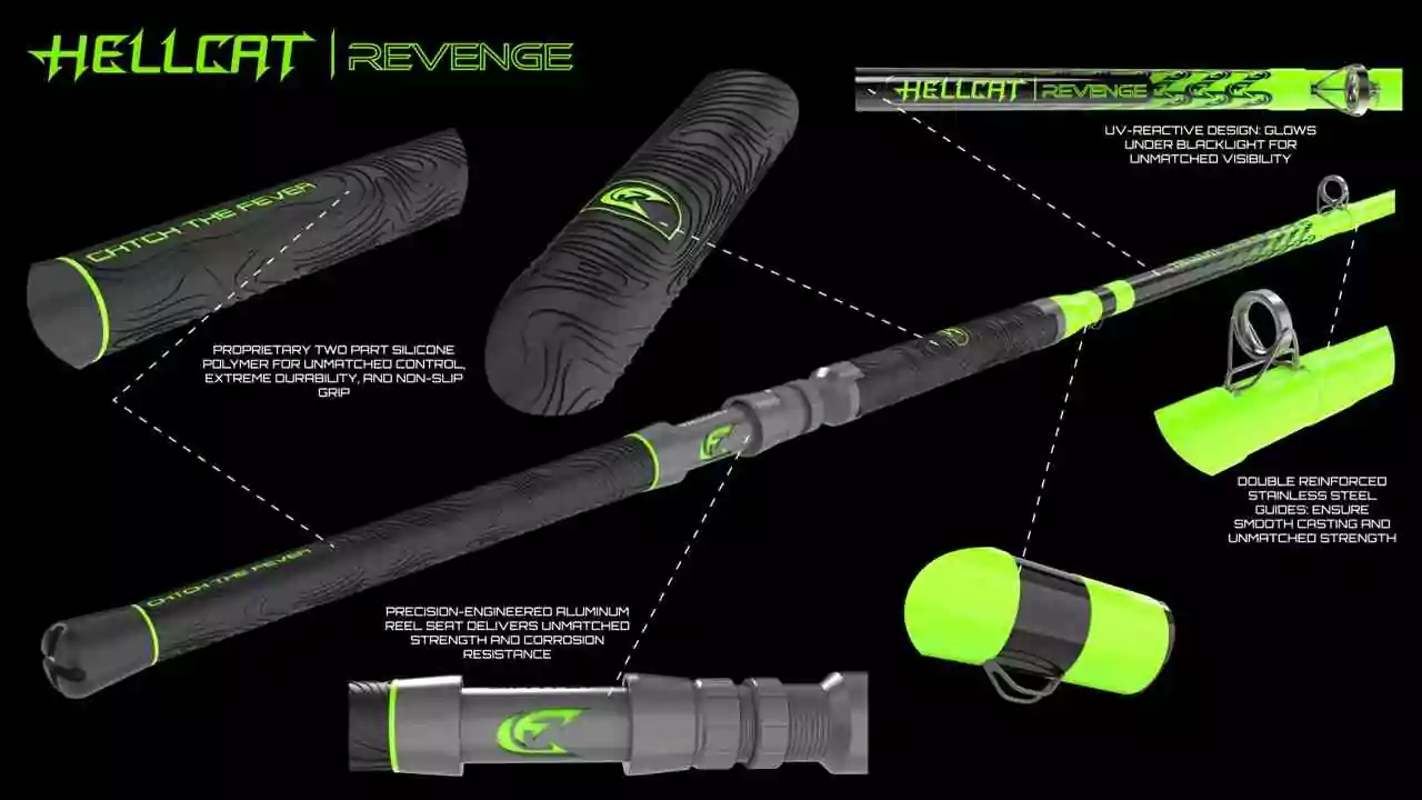 Yellow Hellcat Revenge Rod Series - thumbnail 5