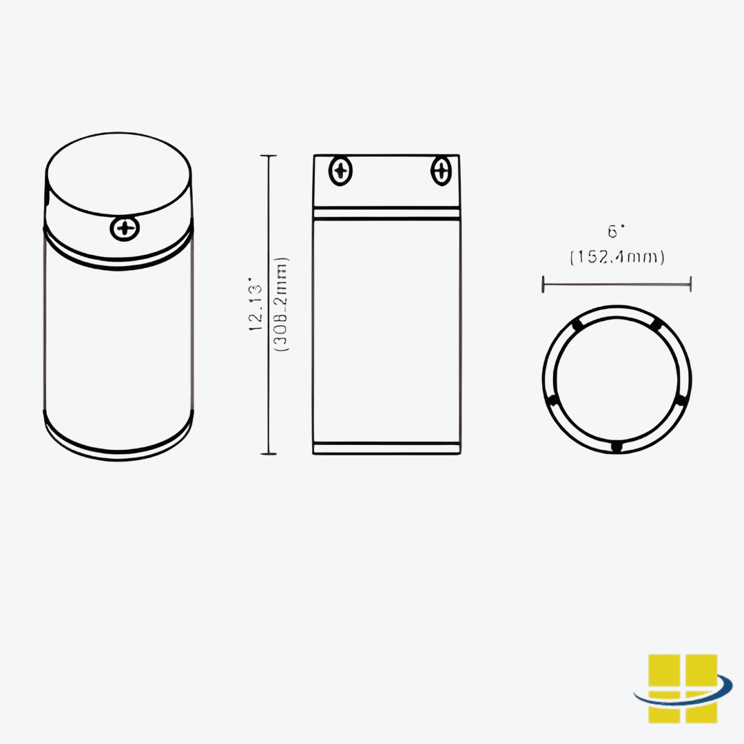 CYLA 6″ 33 LED Up/Down Surface Mount Light with Selectable Kelvin - thumbnail 5