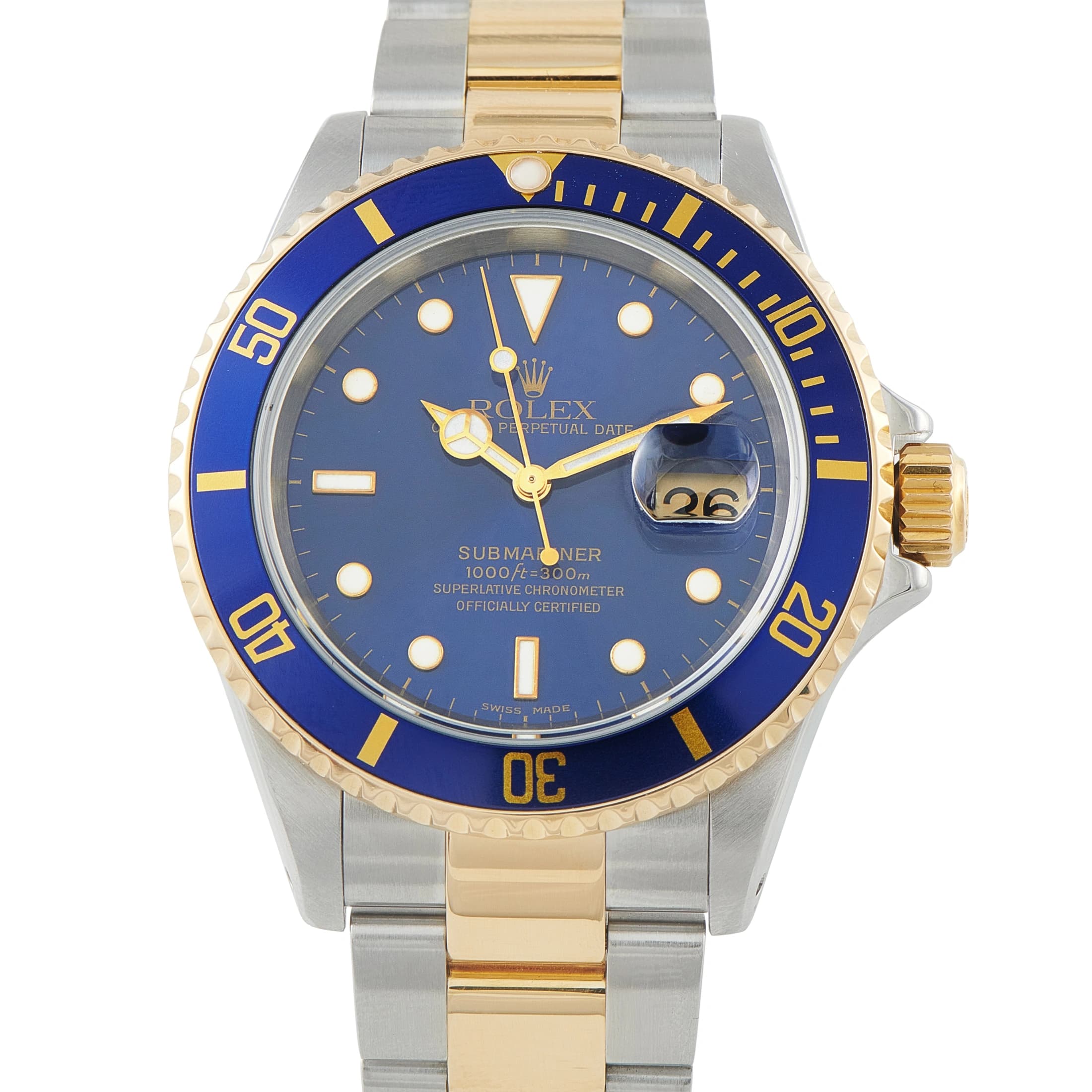 Rolex Submariner Date Two-Tone Watch 16613