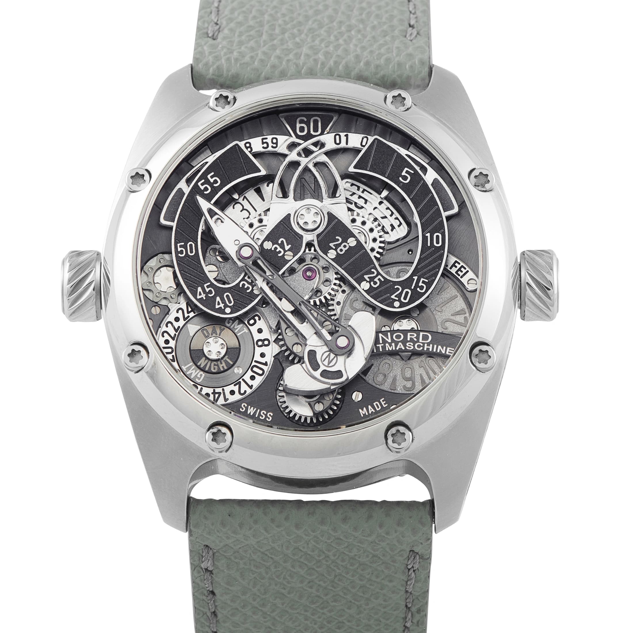 Nord Zeitmaschine Freesdial V2 Steel Watch